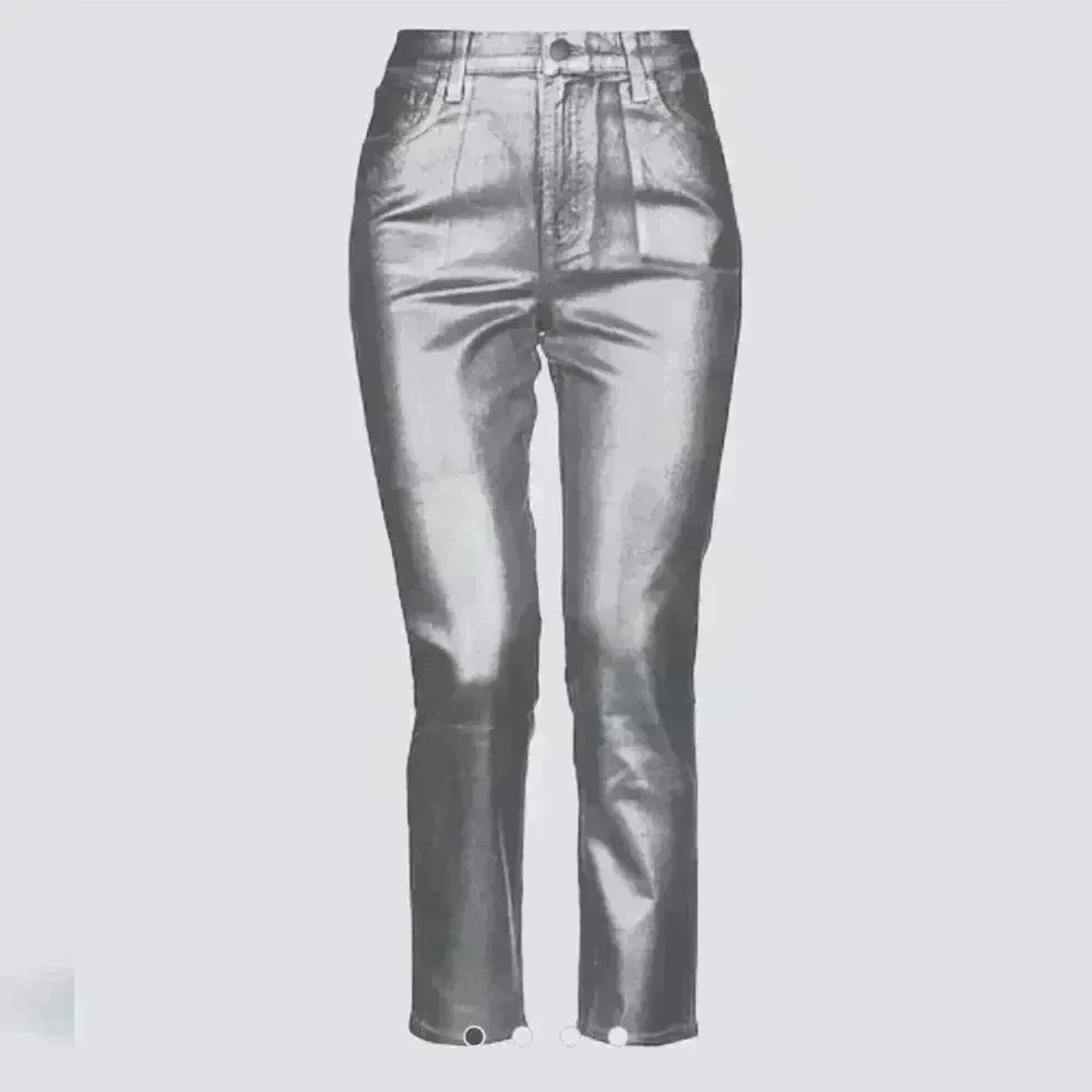 SALE J Brend casual silver velvet pants zs 29 pre-owned